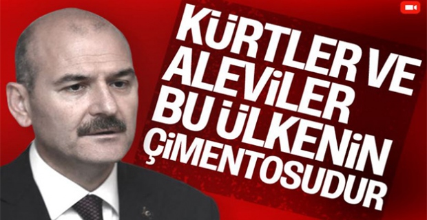 Süleyman Soylu: Kürtler ve Aleviler, bu ülkenin çimentosu