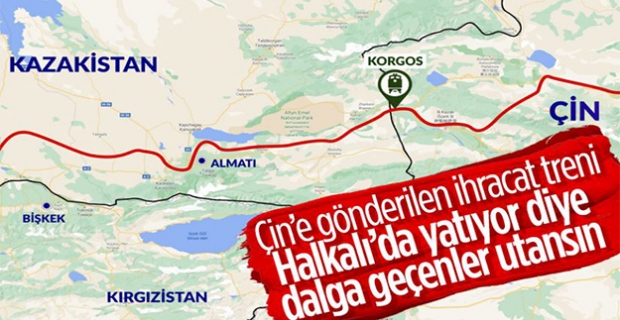 İstanbul'dan törenle uğurlanan ilk ihracat treni Çin'e ulaştı