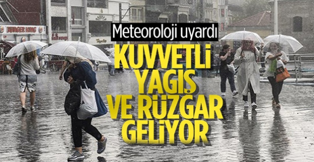 Meteoroloji: Kuzey ve güneyde sağanak, doğuda kar var