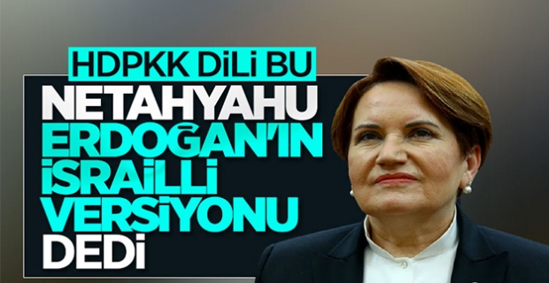 Meral Akşener'den Cumhurbaşkanı Erdoğan'a çirkin benzetme