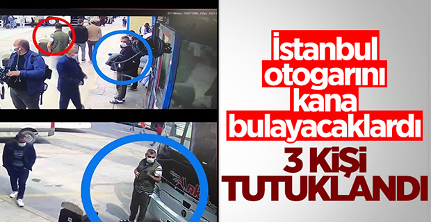 Otogarda patlayıcı ile yakalanan 3 şüpheli tutuklandı