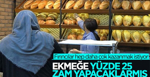 İstanbul'da fırıncılar ekmeğe yüzde 25 zam için hazırlanıyor