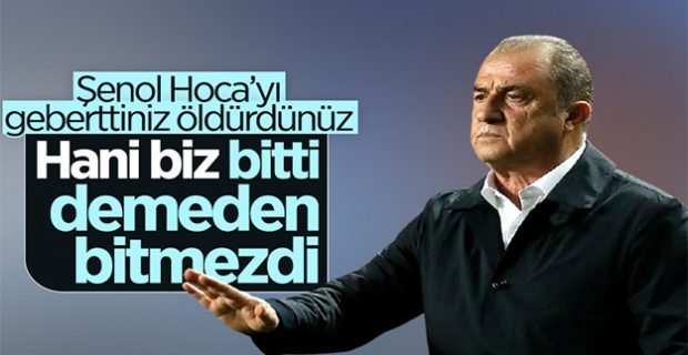 Fatih Terim'den Şenol Güneş'e destek