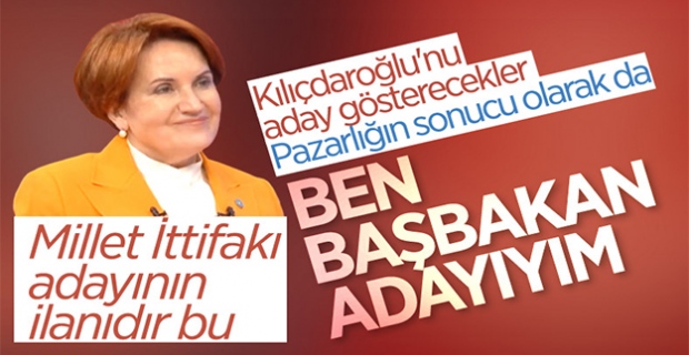 Meral Akşener: Başbakan adayıyım