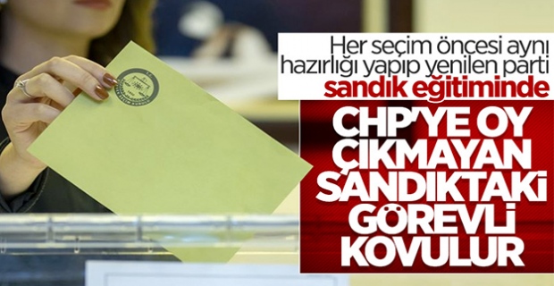 CHP'de seçim için sandık eğitimleri başladı