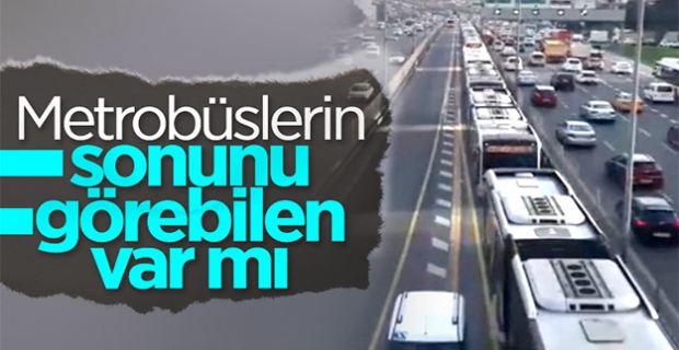 Edirnekapı’da arızalanan metrobüs, araç kuyruğu oluşturdu