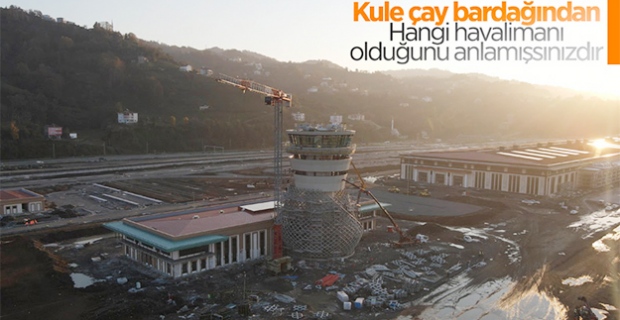 Rize-Artvin Havalimanı'nın 100 milyon tonluk dolgusunun 99'u tamamlandı