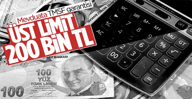 TMSF garantisinin üst limiti 200 bin TL'ye çıkarıldı