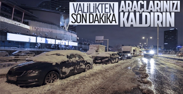 Ali Yerlikaya'dan park uyarısı: Otoyol ve TEM'den araçlarınızı kaldırın