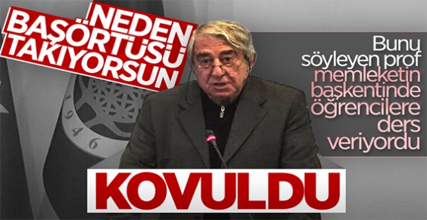 Ankara Üniversitesi'nde başörtüsü neden takıyorsunuz diyen hoca için karar