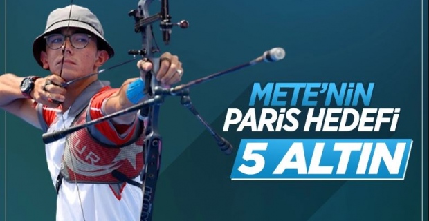 Olimpiyat şampiyonu milli okçu Mete Gazoz: 4-5 altın madalya hedefliyorum