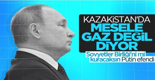 Vladimir Putin: Kazakistan'a tehdit, iç ve dış güçlerden kaynaklanıyor