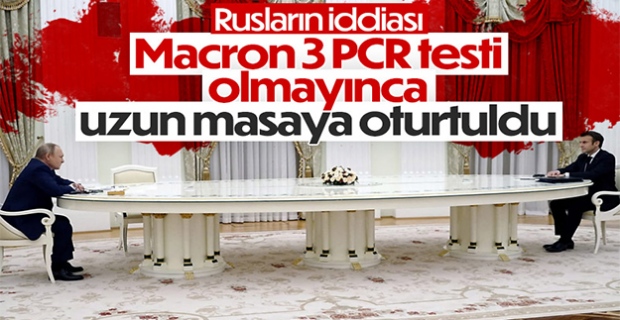 Fransa Cumhurbaşkanı Macron'un, uzun masaya oturtulma sebebi ortaya çıktı