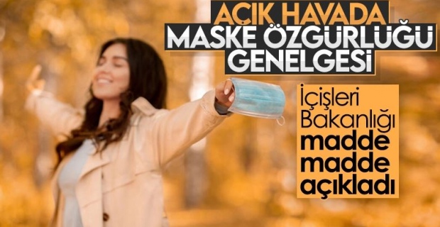 İçişleri Bakanlığı'ndan yeni maske genelgesi