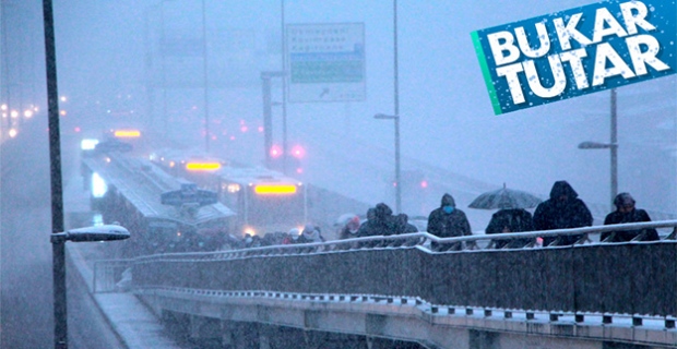 İstanbul'da kar yağışı başladı