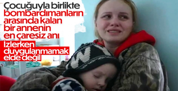 Ukrayna'da iki çocuğunu kaybeden anne yaşadıklarını anlattı