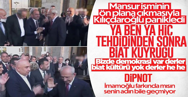 CHP’li vekiller Kılıçdaroğlu’na biat kuyruğunda