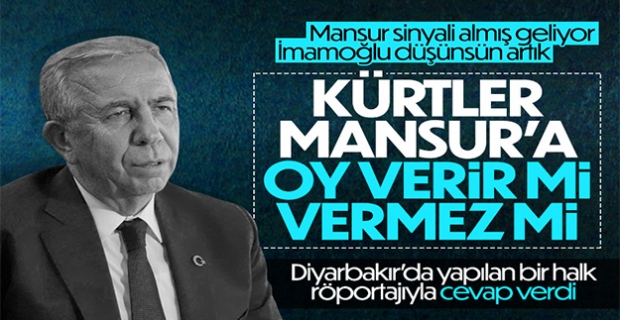 Mansur Yavaş, Kürtler oy vermez söylemine yanıt verdi