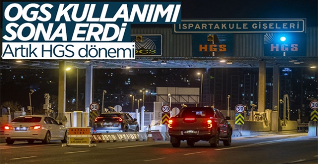 Türkiye'de OGS kullanımı bugün itibarıyla sona erdi