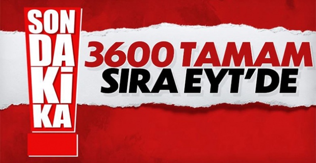 3600 ek gösterge çalışması tamamlandı