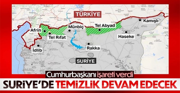 Cumhurbaşkanı Erdoğan'dan sınır ötesi harekat sinyali