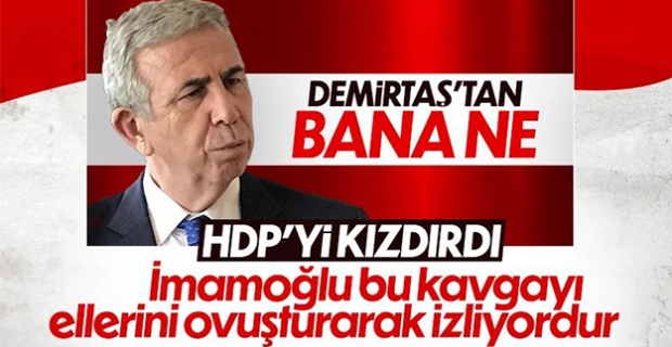 HDP'den Mansur Yavaş'a: İnşallah dese ne olur demese ne olur