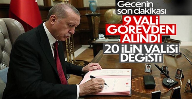 Valiler Kararnamesi açıklandı