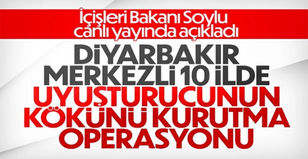 10 ilde uyuşturucu operasyonu: 213 gözaltı