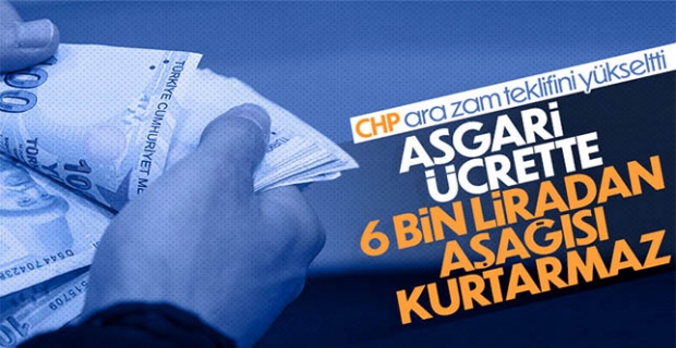 CHP'den asgari ücret önerisi: Yüzde 40 zam yapılmalı