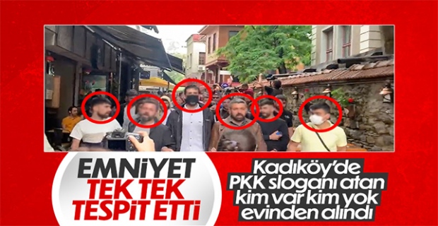 Kadıköy'de Öcalan'a destek için yürüyenlere operasyon