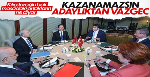 Millet İttifakı'nda Kılıçdaroğlu endişesi: Kazanamaz