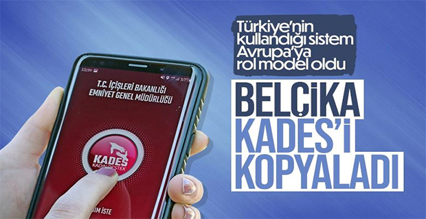 Belçika, KADES'e geçti