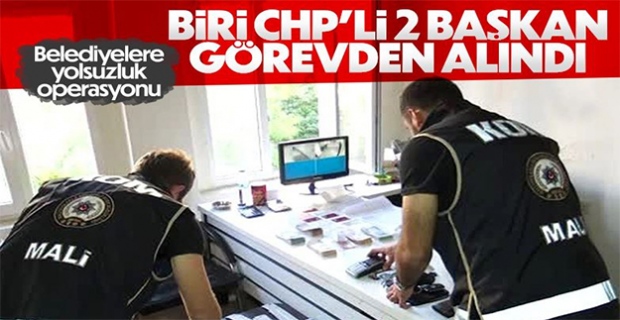 İçişleri Bakanlığı kararıyla 2 belediye başkanı görevden alındı