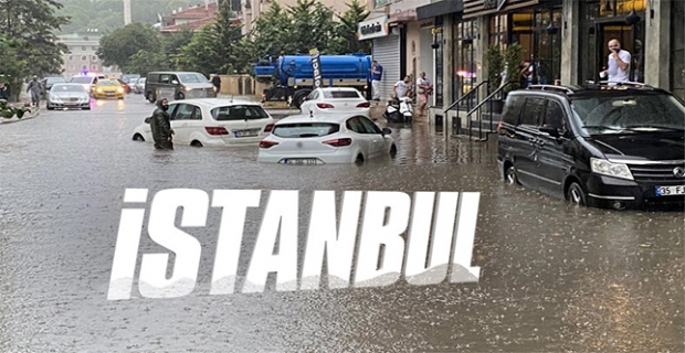 İstanbul genelinde şiddetli yağmur etkili oluyor