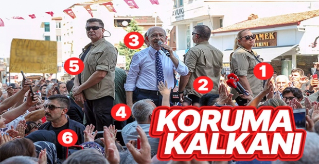 Kemal Kılıçdaroğlu'nun dört bir yanı korumalarla çevrildi