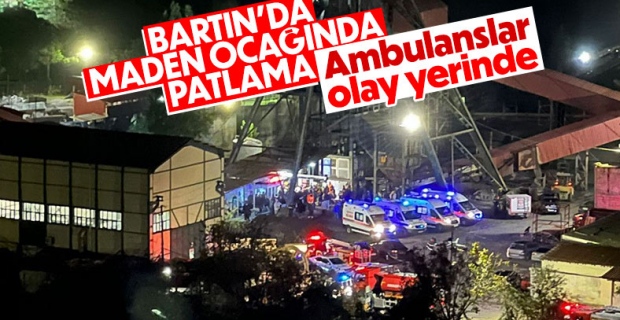 Bartın Amasra'da maden ocağında patlama