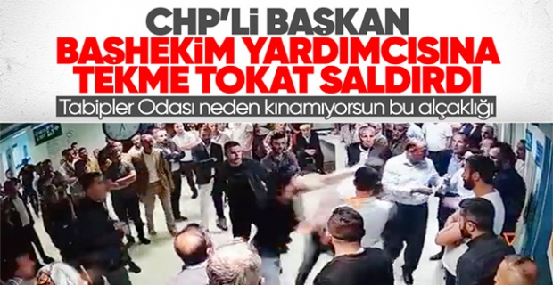 Şemdinli'de CHP'li başkandan başhekim yardımcısına saldırı