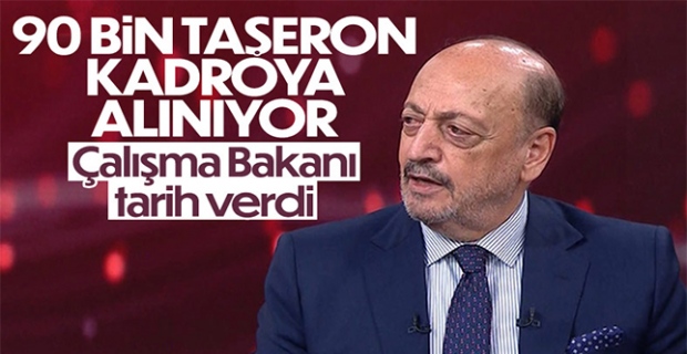 Vedat Bilgin'den 90 bin taşeron işçinin kadroya alınmasıyla ilgili açıklama