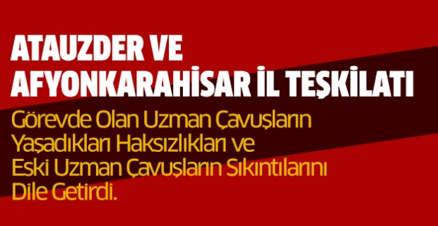 ATAUZDER Derneğinden Son Durum Açıklaması