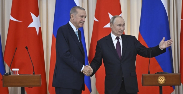 Cumhurbaşkanı Erdoğan, Rusya Devlet Başkanı Putin'le görüştü