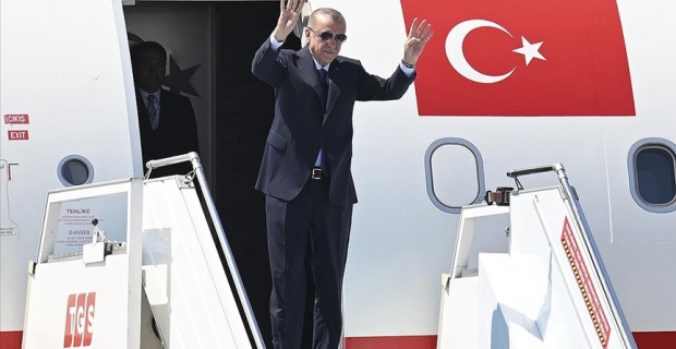 Cumhurbaşkanı Erdoğan, "Barış için Şarm El-Şeyh Zirvesi"ne katılmak üzere Mısır'da