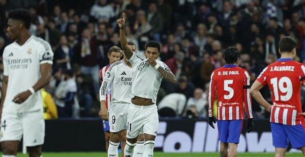 Real Madrid'in yıldızından Atletico Madrid ağlarına 30 metreden füze