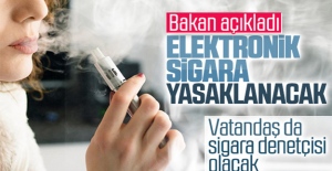 Elektronik sigaraya yasak geliyor