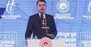 Bakan Kurum: Yıllardır tapu bekleyen vatandaşlarımıza tapularını kazandıracağız