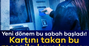 Yeni dönem bu sabah...